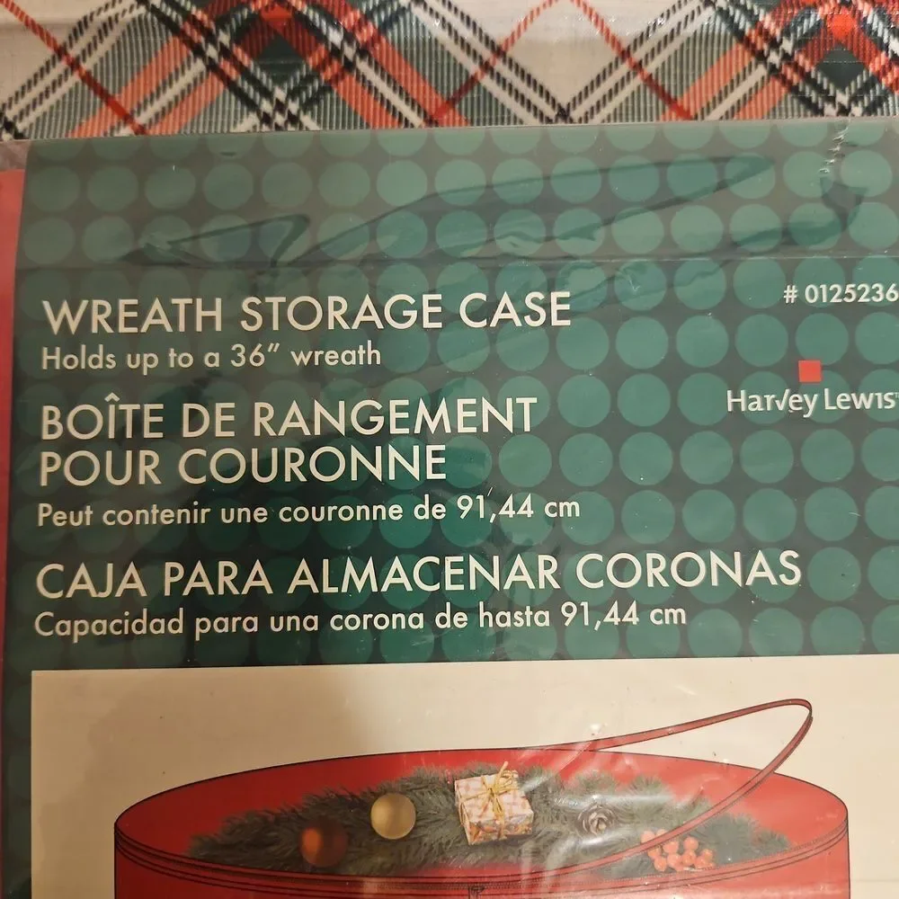 Harvey Lewis Red Wreath Storage Case